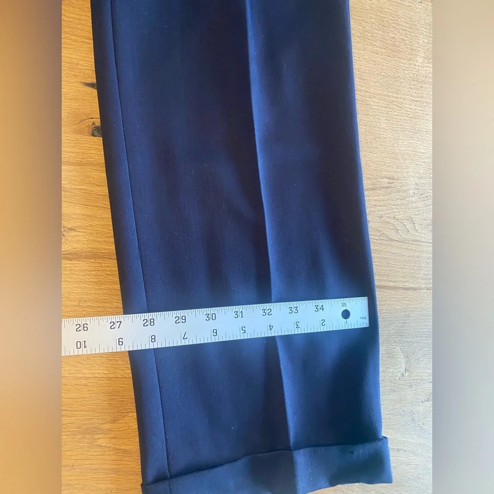 Jones New York‎ Dark Navy Men's Pleated Cuff Classic Suit Preowned